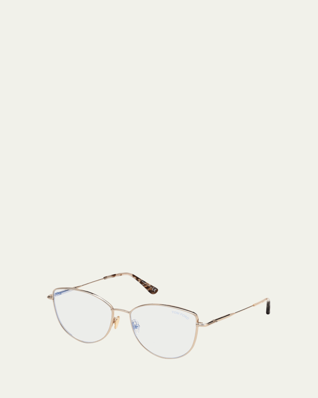 Cat-Eye Metal Optical Frames